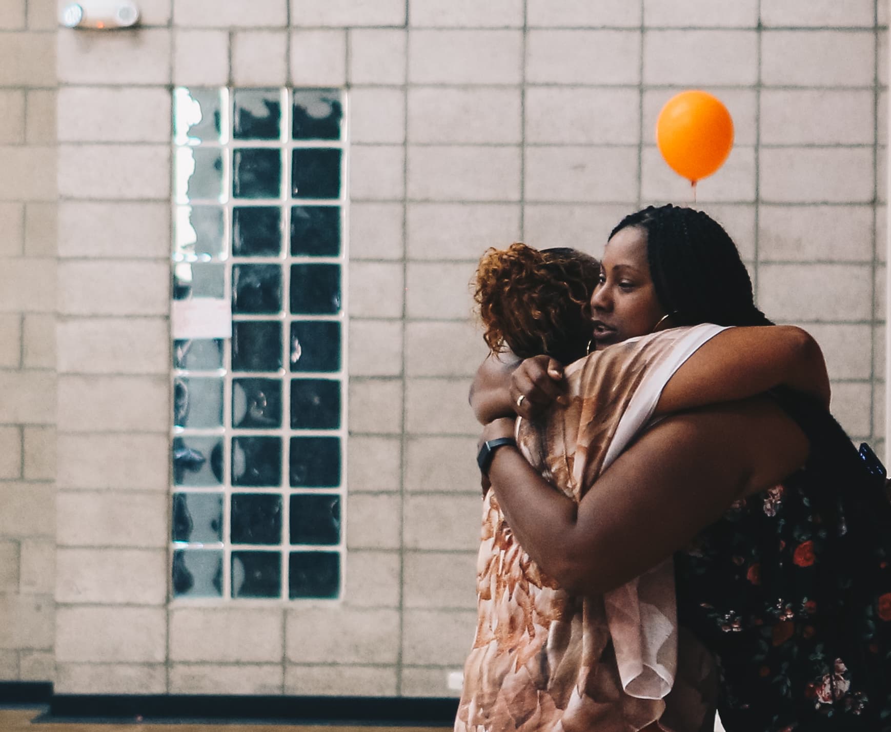 Hugging Women